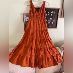 Burnt Orange Dress